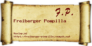 Freiberger Pompilla névjegykártya